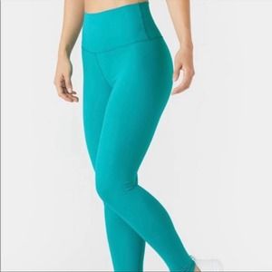Glyder By One Pure Stretch High Waisted Leggings Jade Athletic S